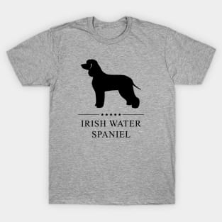 Irish Water Spaniel Black Silhouette T-Shirt